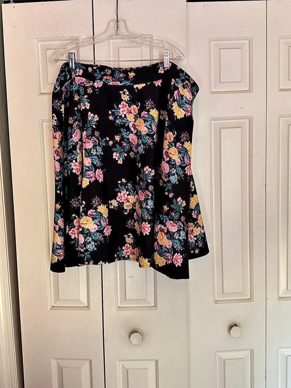 Ashley Nell Tipton for Boutique+ Floral Skater Skirt Boutique+ Floral A-Line Wit